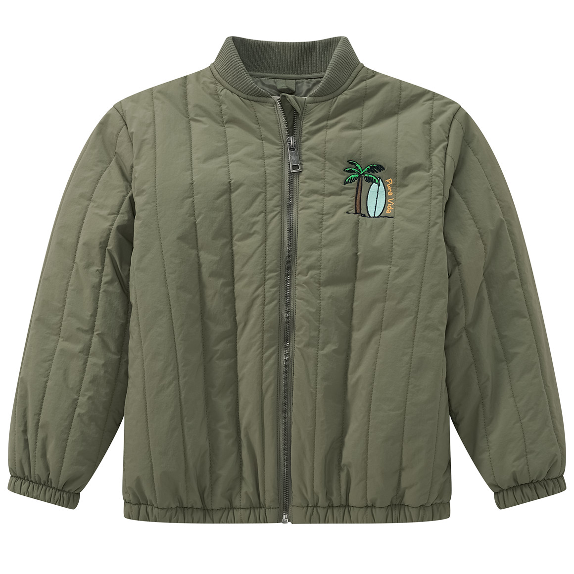 Jungen Steppjacke mit Stickerei