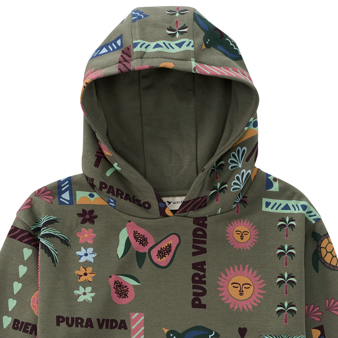 Jungen Hoodie mit Allover-Print