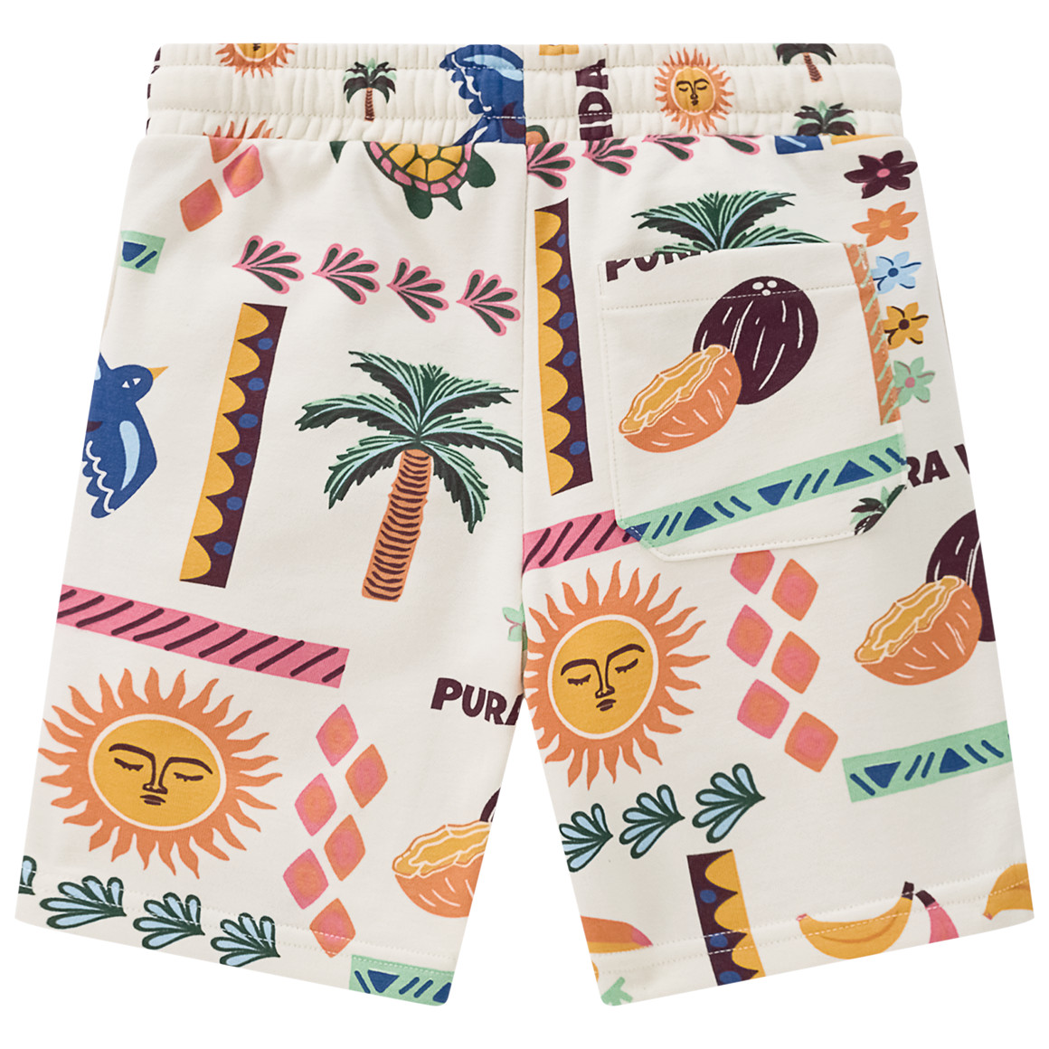 Jungen Joggingshorts mit Allover-Print