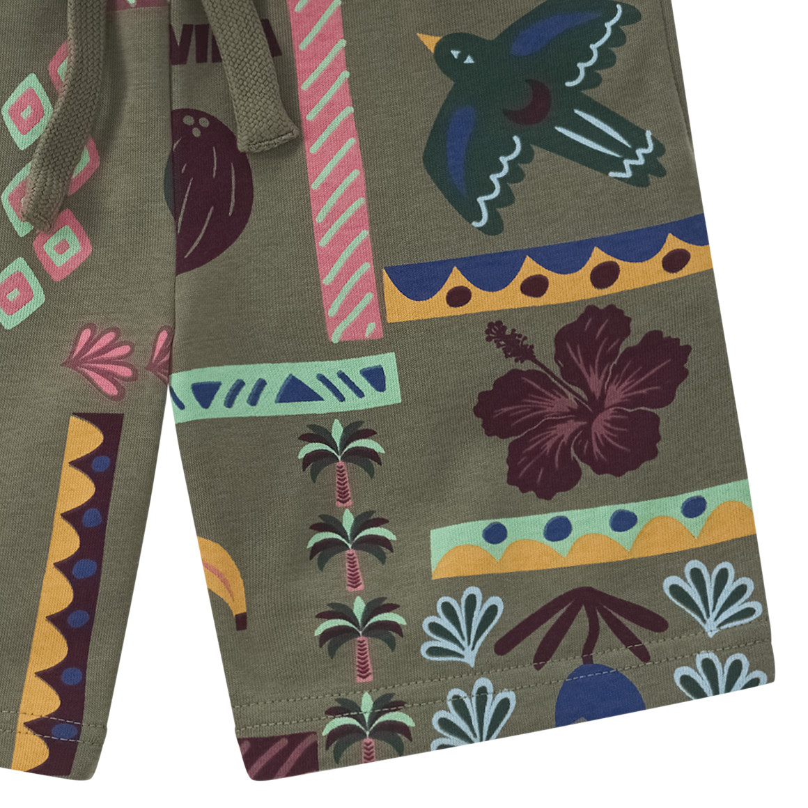 Jungen Joggingshorts mit Allover-Print