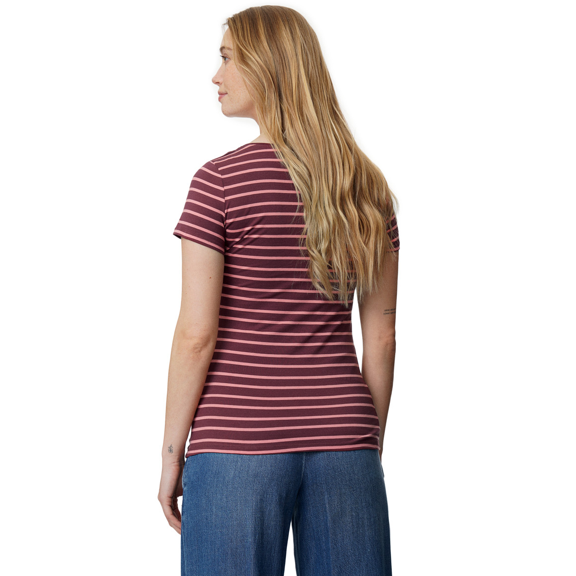 2 Damen Umstands-T-Shirts mit Stillfunktion