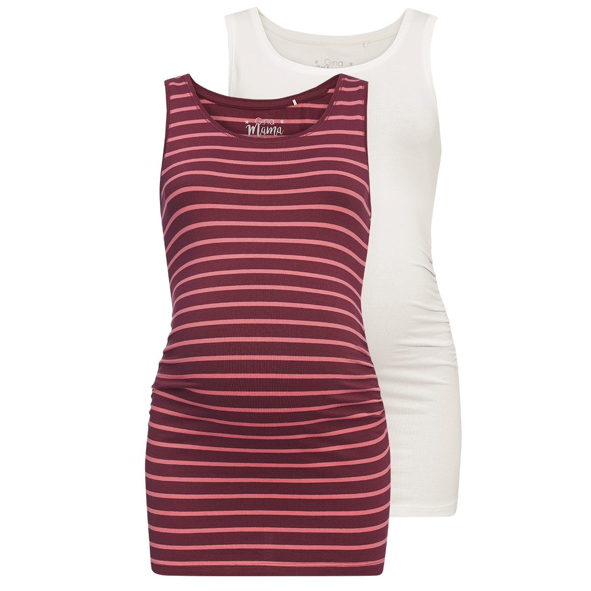 2 Damen Umstands-Tops im Set