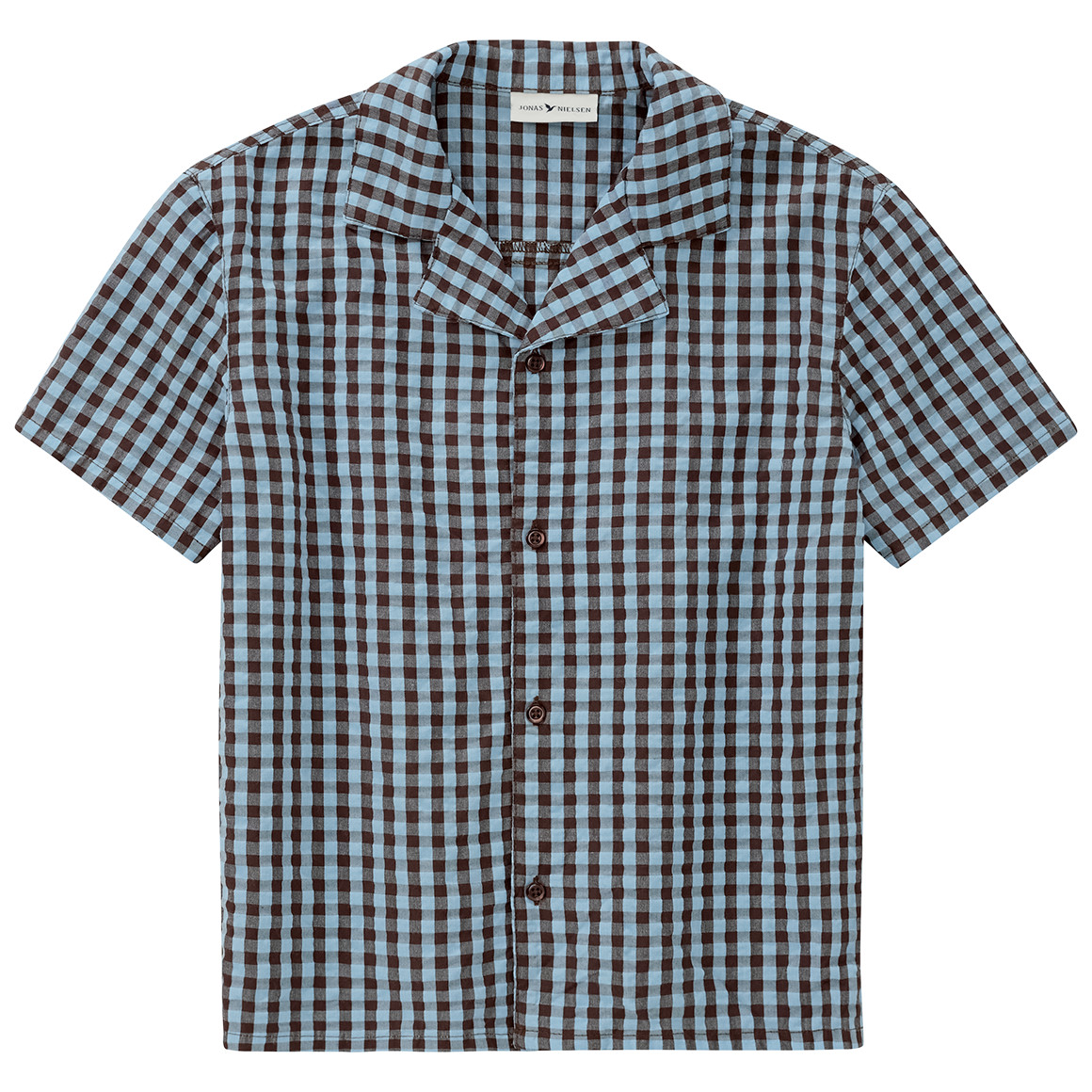 Jungen Seersucker Hemd mit Karo-Muster