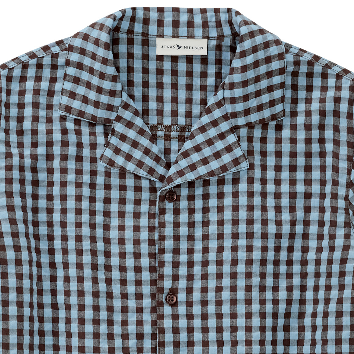 Jungen Seersucker Hemd mit Karo-Muster