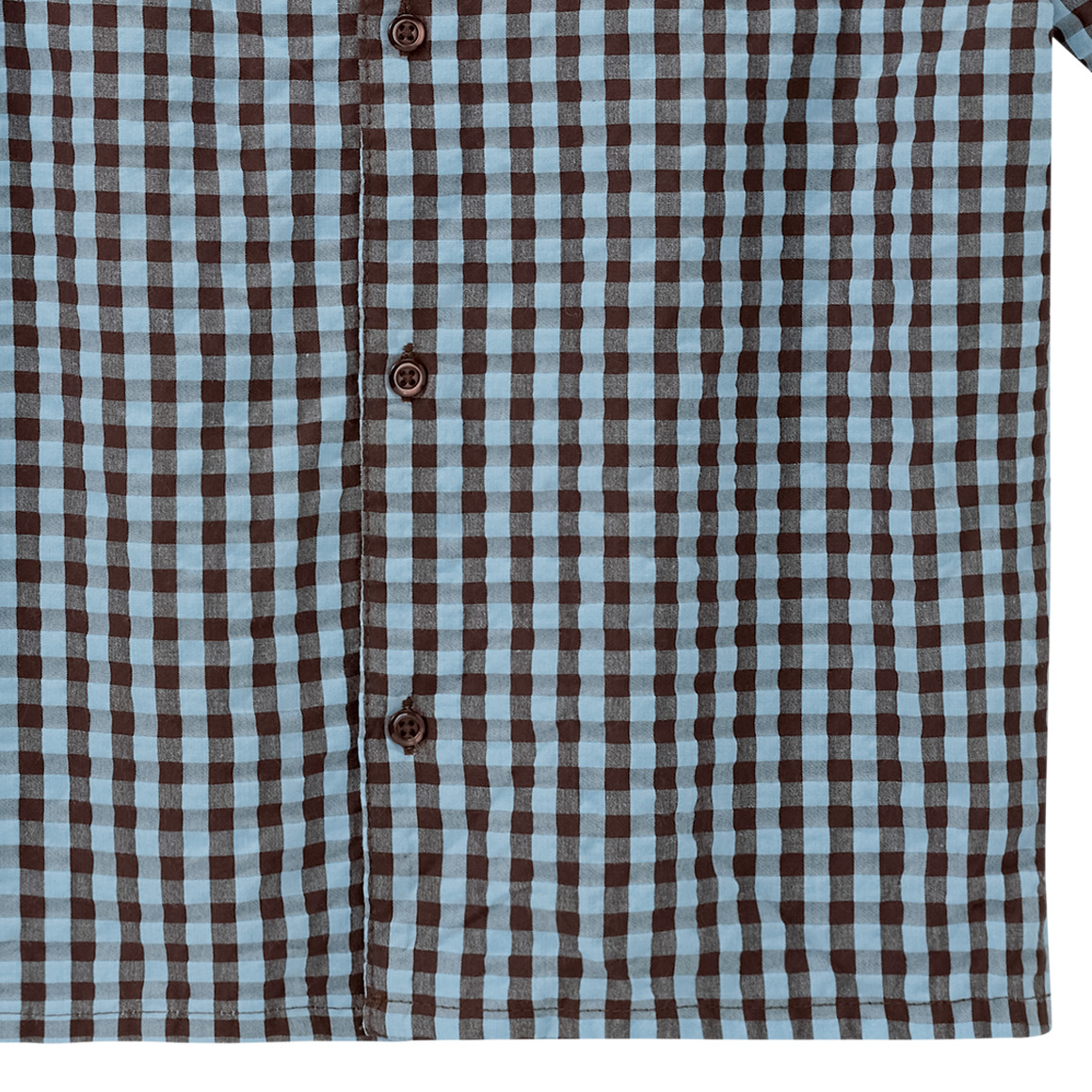 Jungen Seersucker Hemd mit Karo-Muster