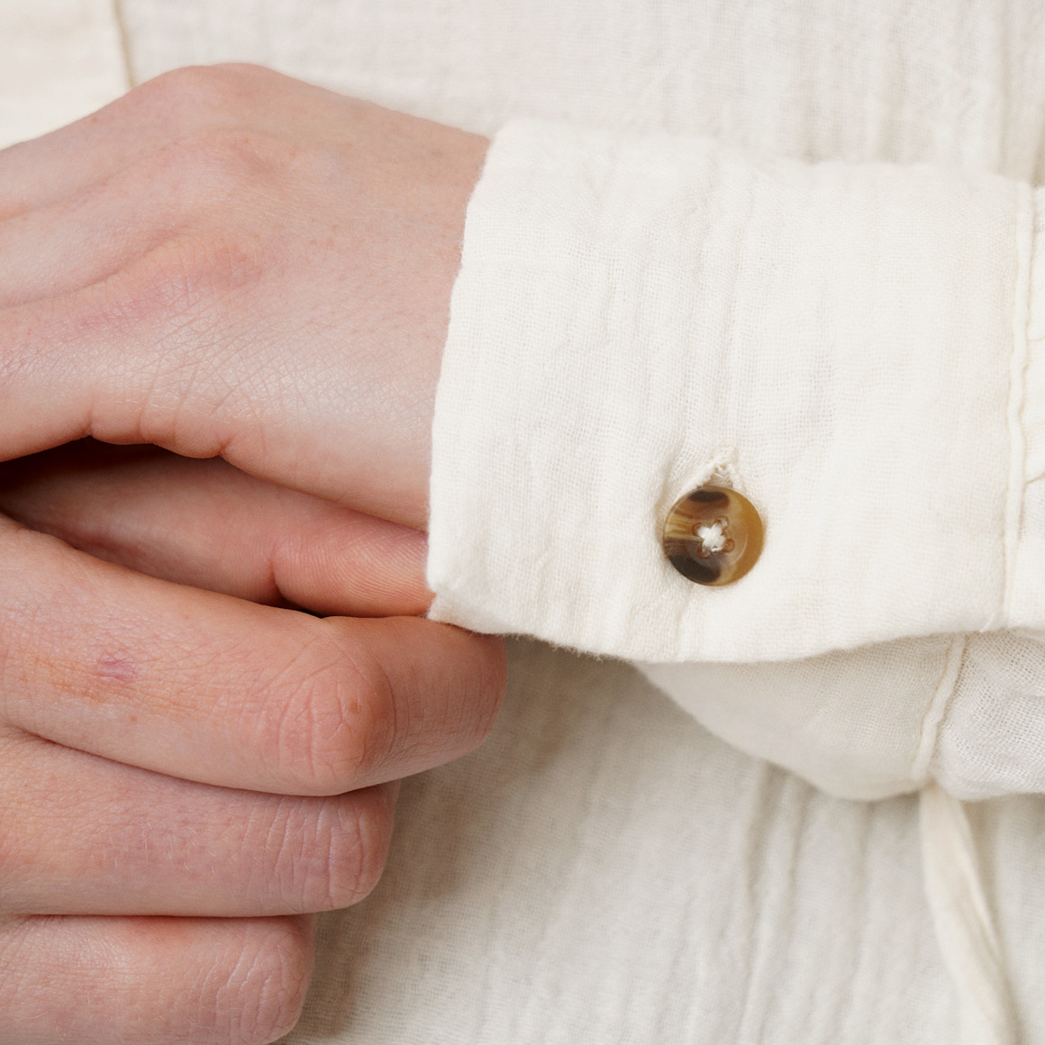 Damen Musselin-Umstandsbluse mit Bindeband