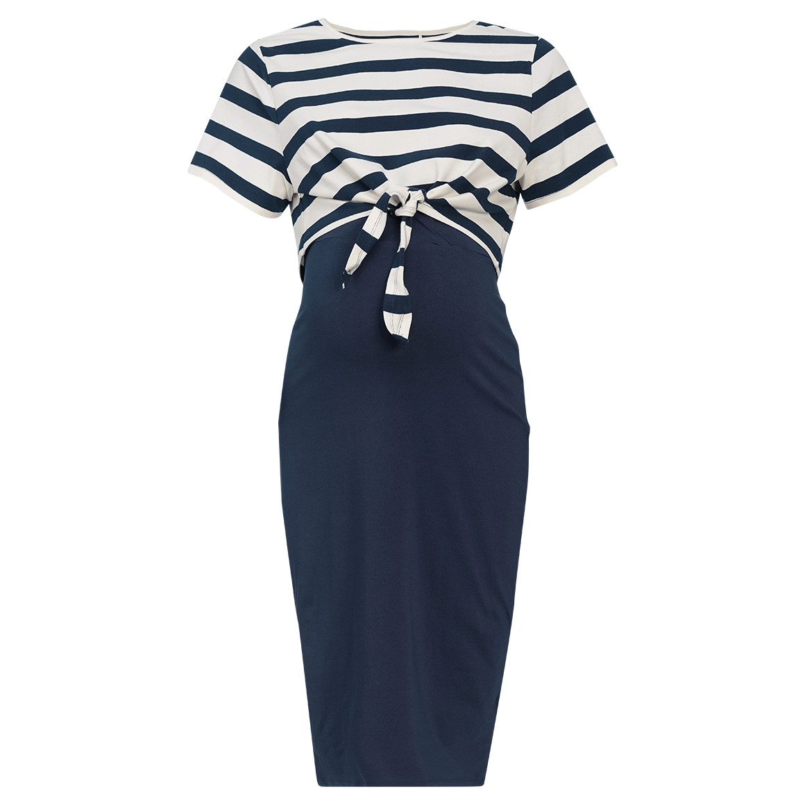 Damen Umstandskleid und T-Shirt im Set