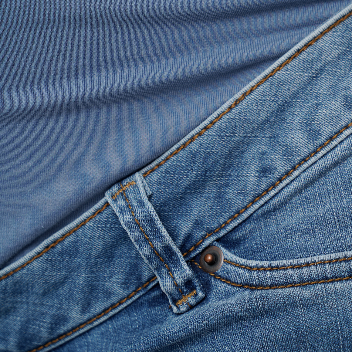 Damen Umstands-Jeansshorts