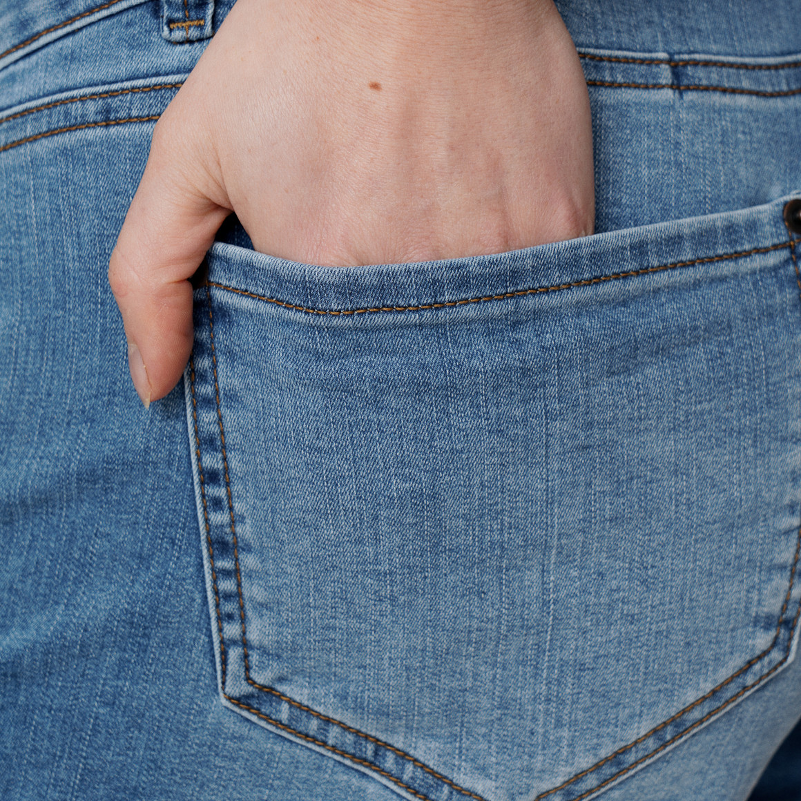 Damen Umstands-Jeansshorts