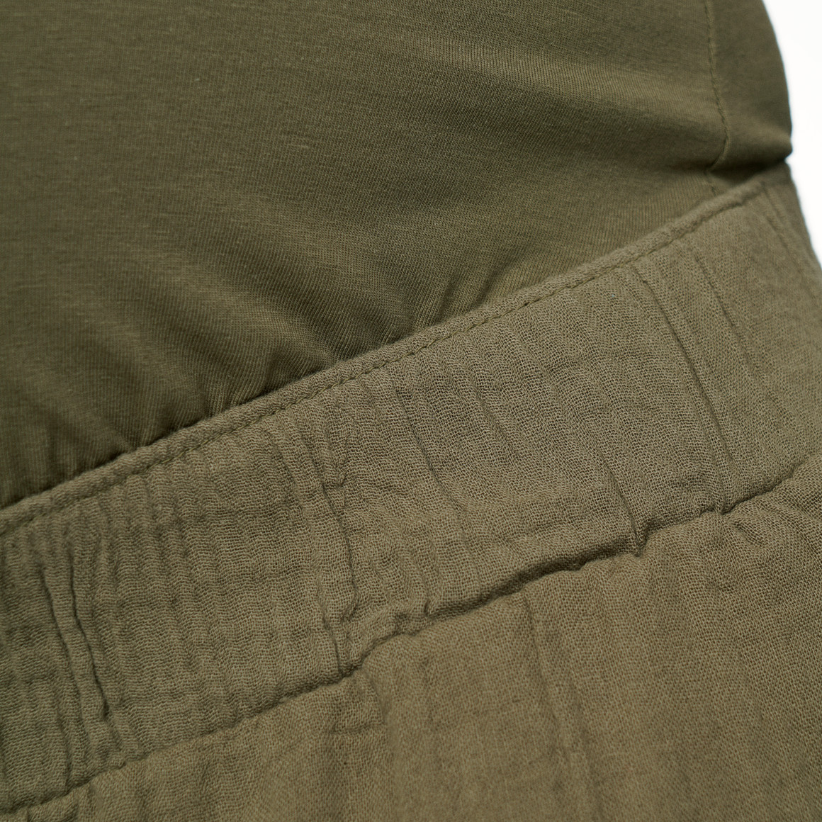 Damen Umstands-Shorts aus Musselin