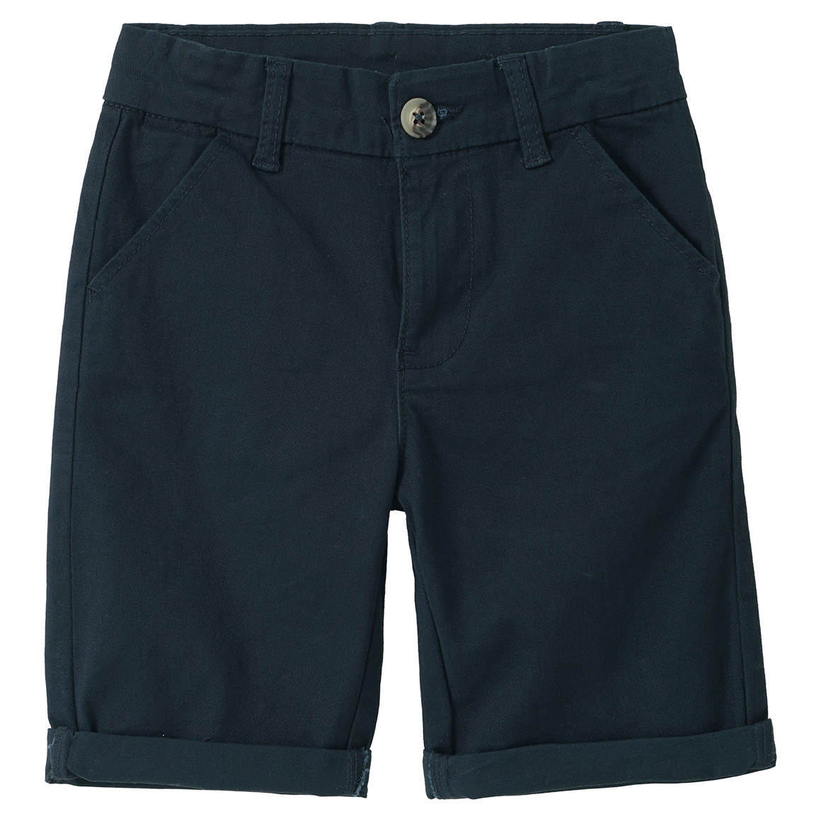 Jungen Bermuda-Shorts in Unifarben