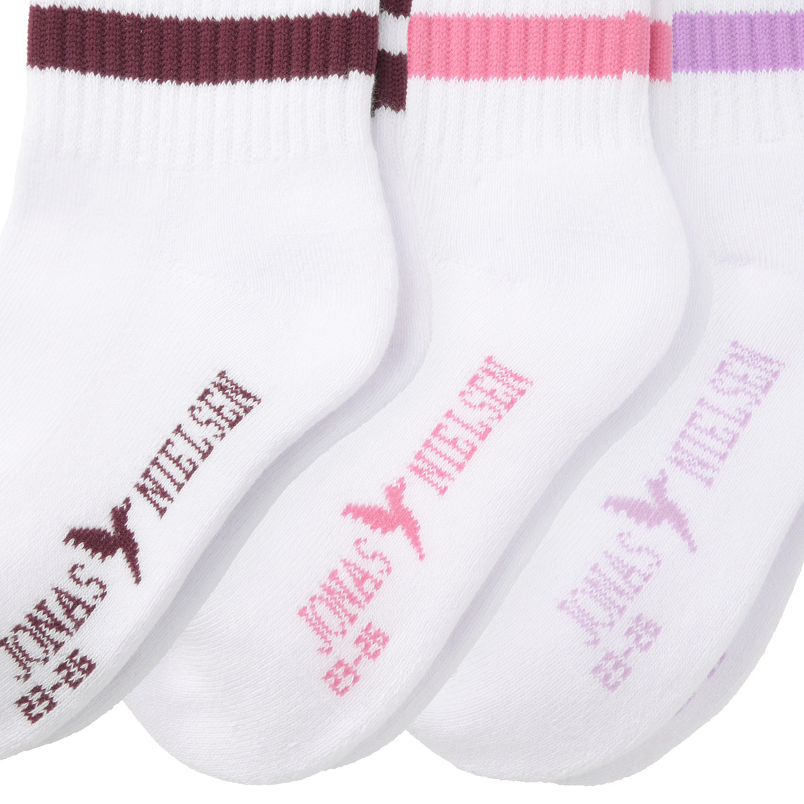 3 Paar Mädchen Socken mit Streifen