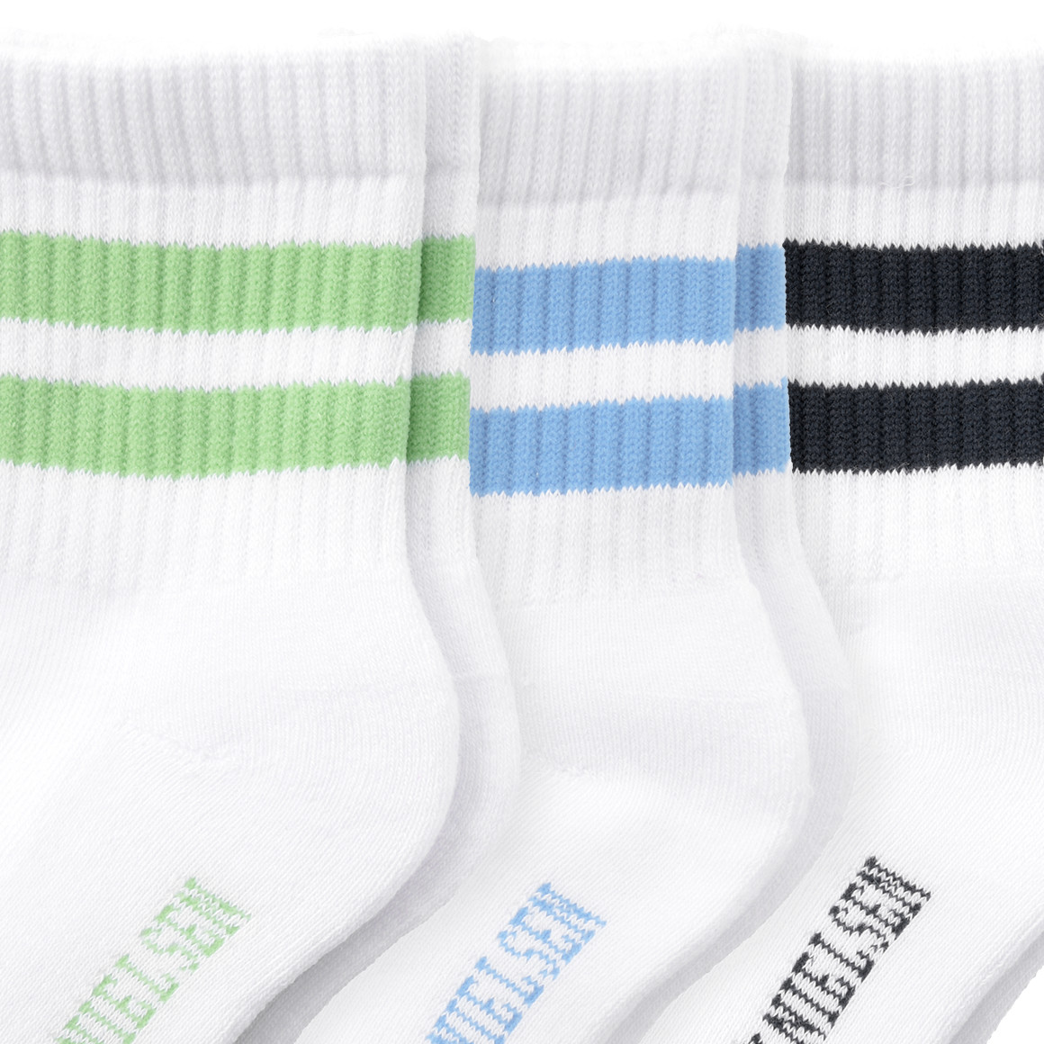 3 Paar Jungen Socken mit Streifen