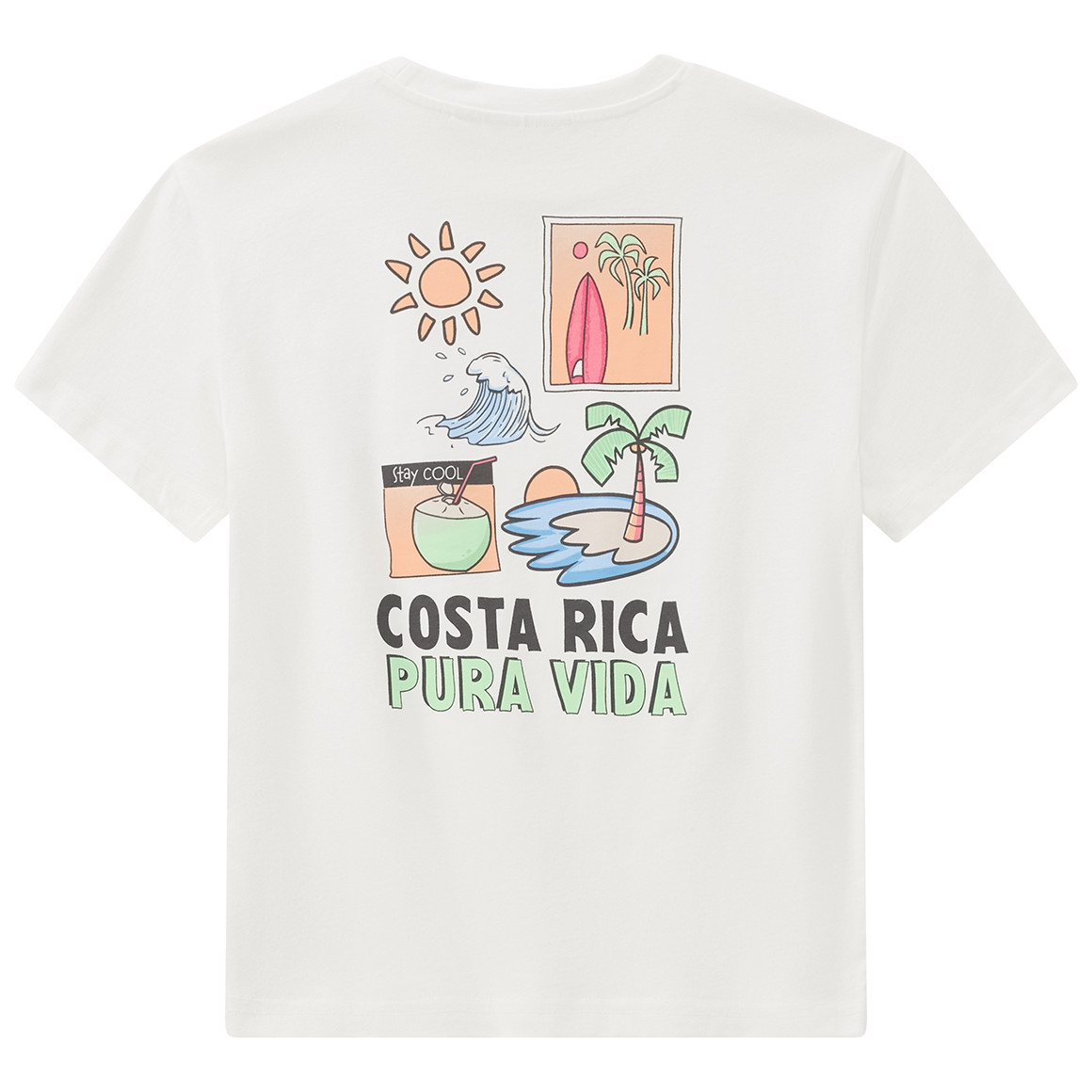 Jungen T-Shirt mit Rücken-Print