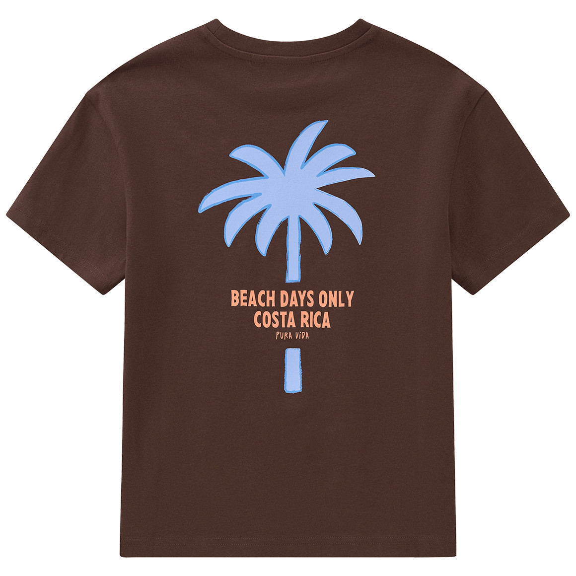 Jongens T-shirt met print op de rug