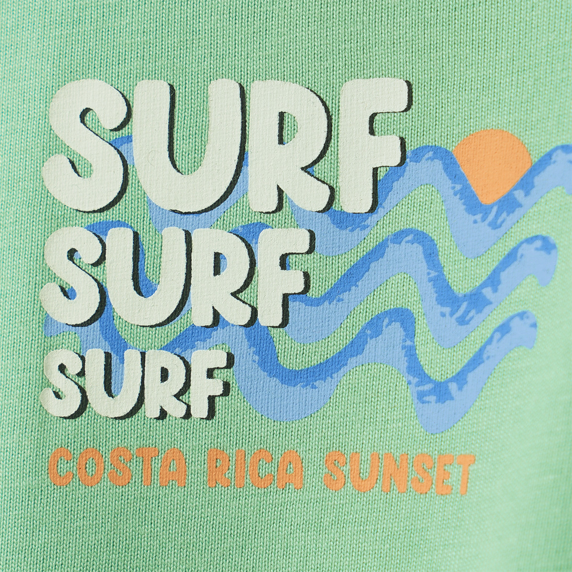 Jungen T-Shirt mit Surf-Print