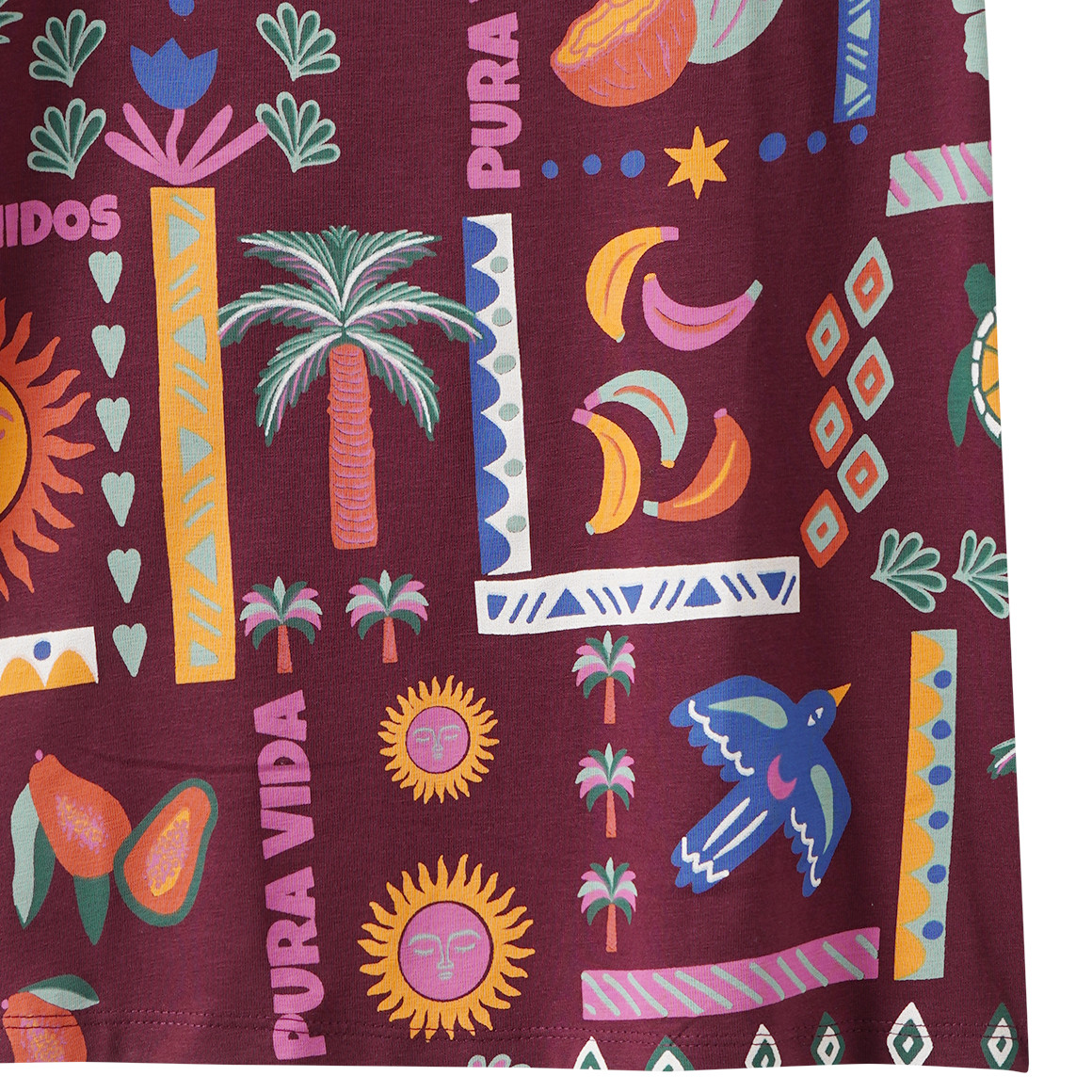 Mädchen T-Shirt mit Allover-Print