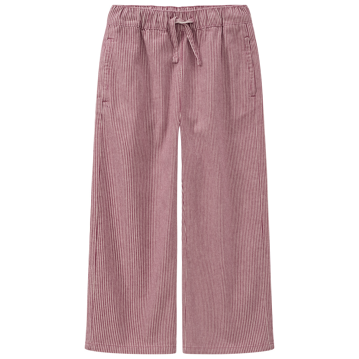 Mädchen Wide-Leg-Hose mit Streifen