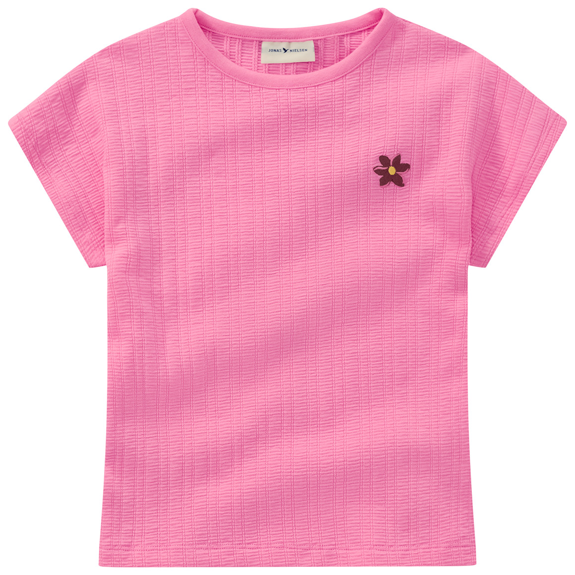 Mädchen T-Shirt aus strukturiertem Material