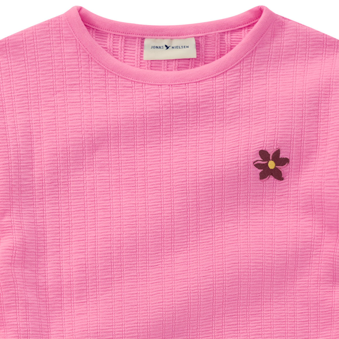 Mädchen T-Shirt aus strukturiertem Material