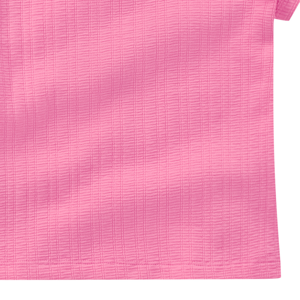 Mädchen T-Shirt aus strukturiertem Material