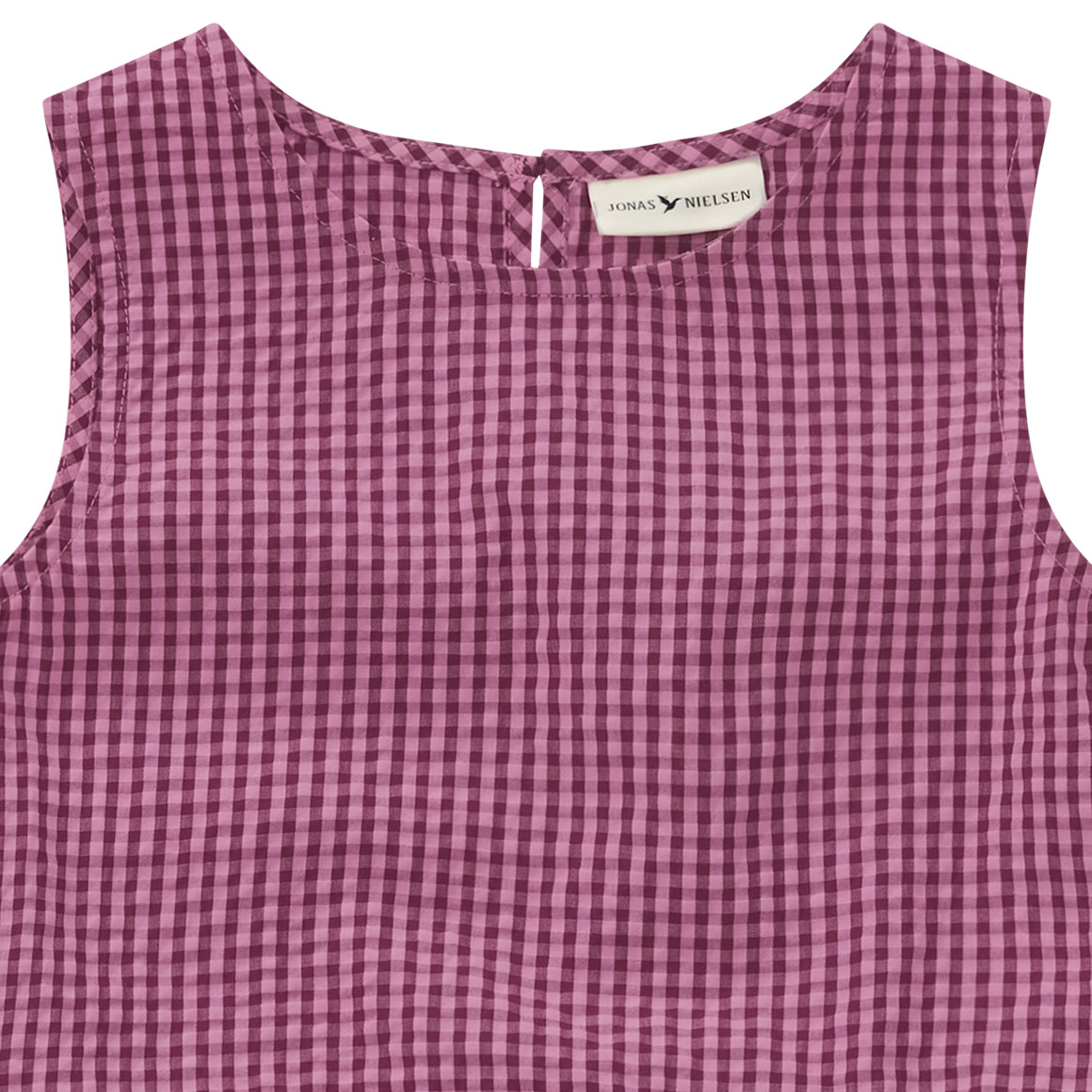Mädchen Seersucker-Top mit Stickerei