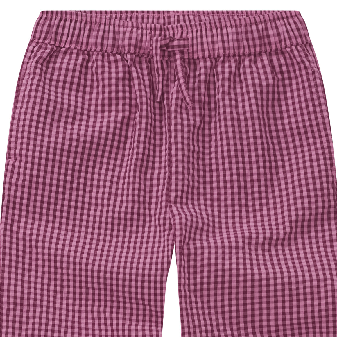 Mädchen Seersucker-Hose mit Karo-Muster