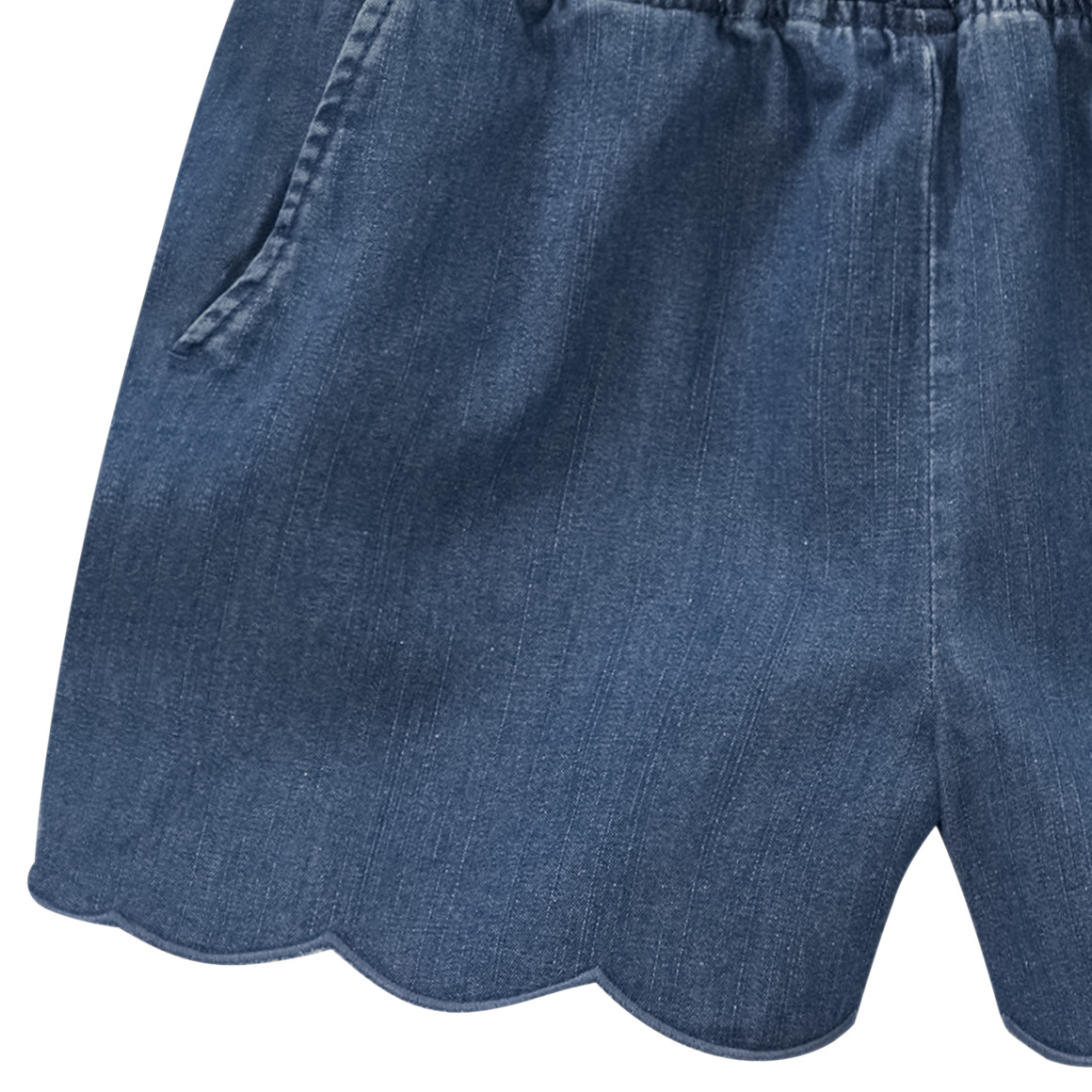 Mädchen Shorts in Denim-Optik