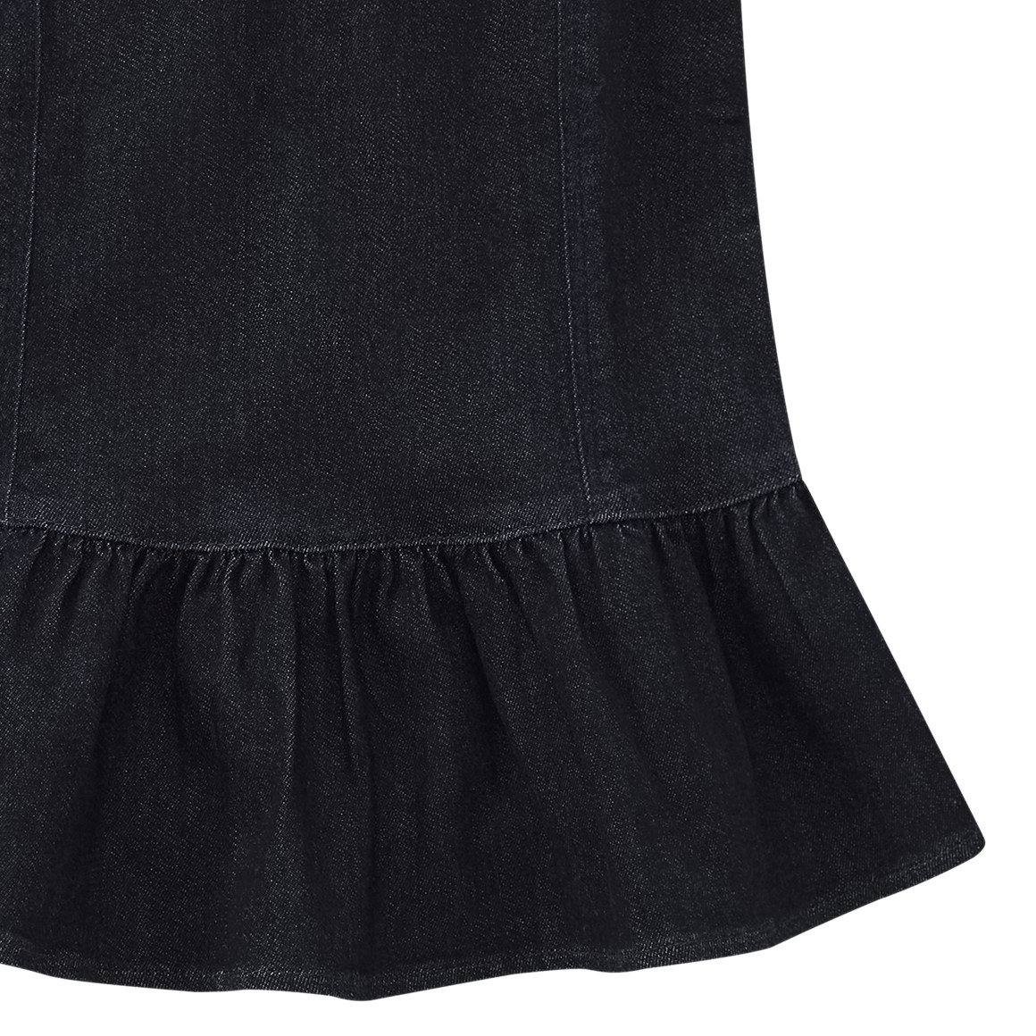 Mädchen Jeanskleid aus Raw Denim