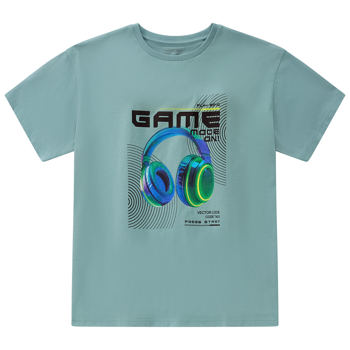 Jongens T-shirt met gamer-print