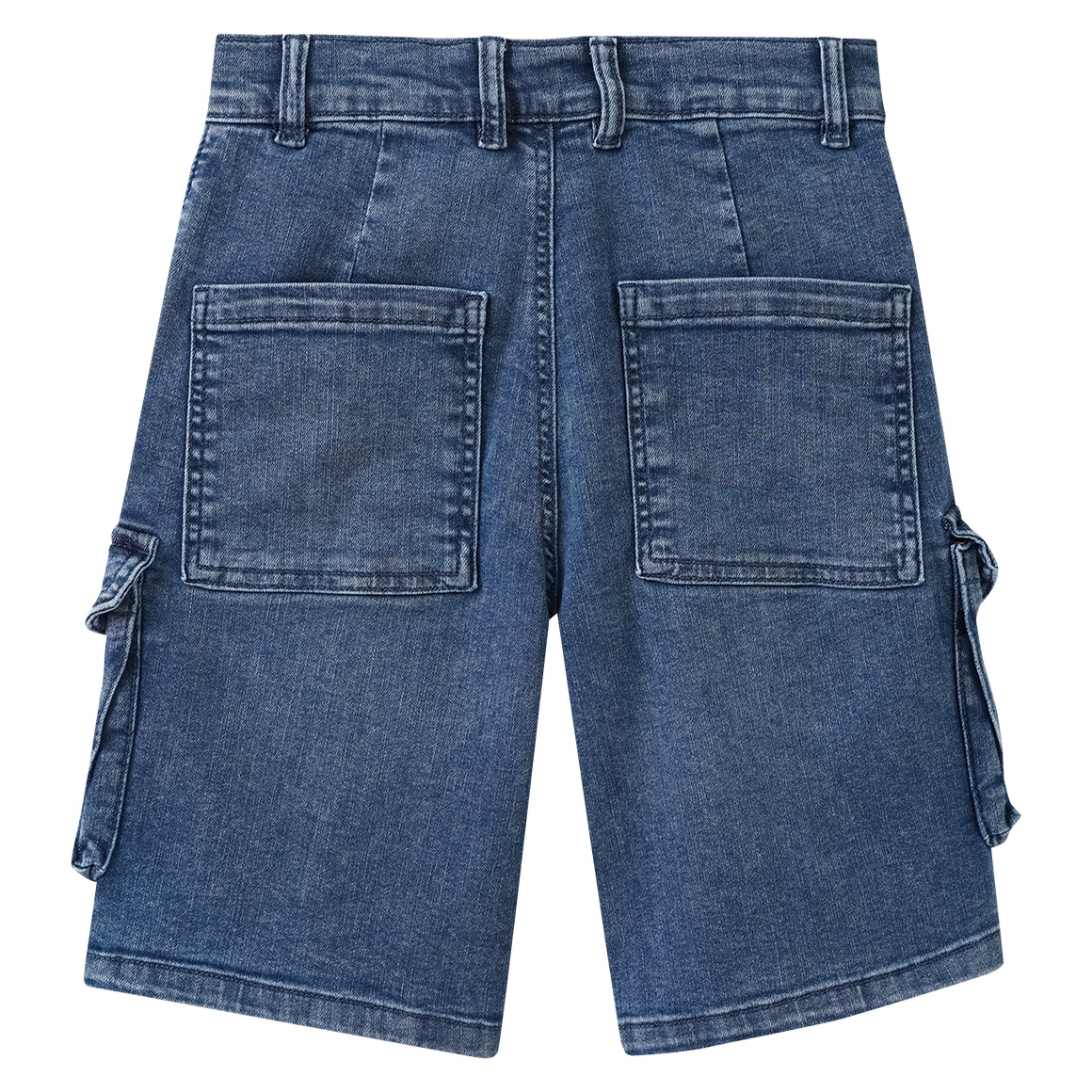Jeansshort in cargo-stijl voor jongens