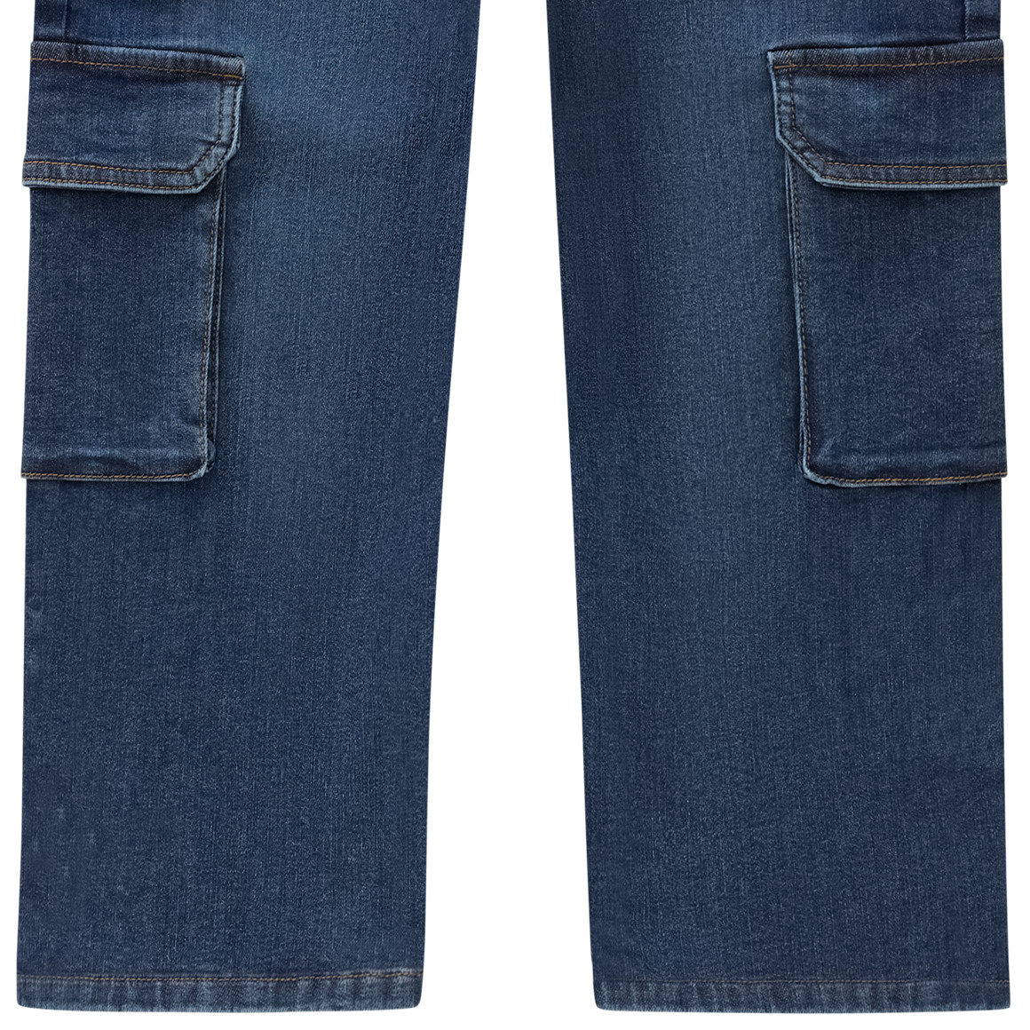 Jungen Cargo-Jeans mit verstellbarem Bund