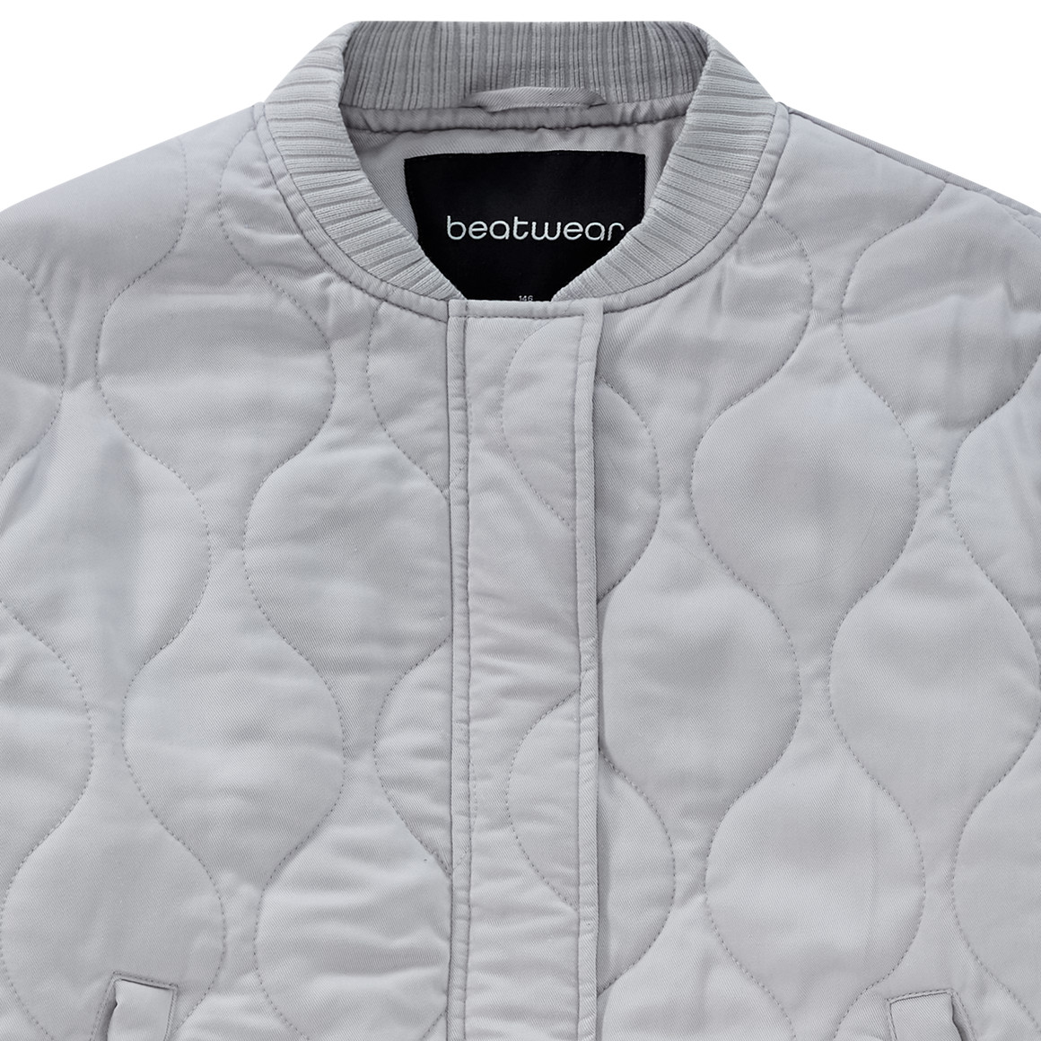 Mädchen Steppjacke mit Wellensteppung