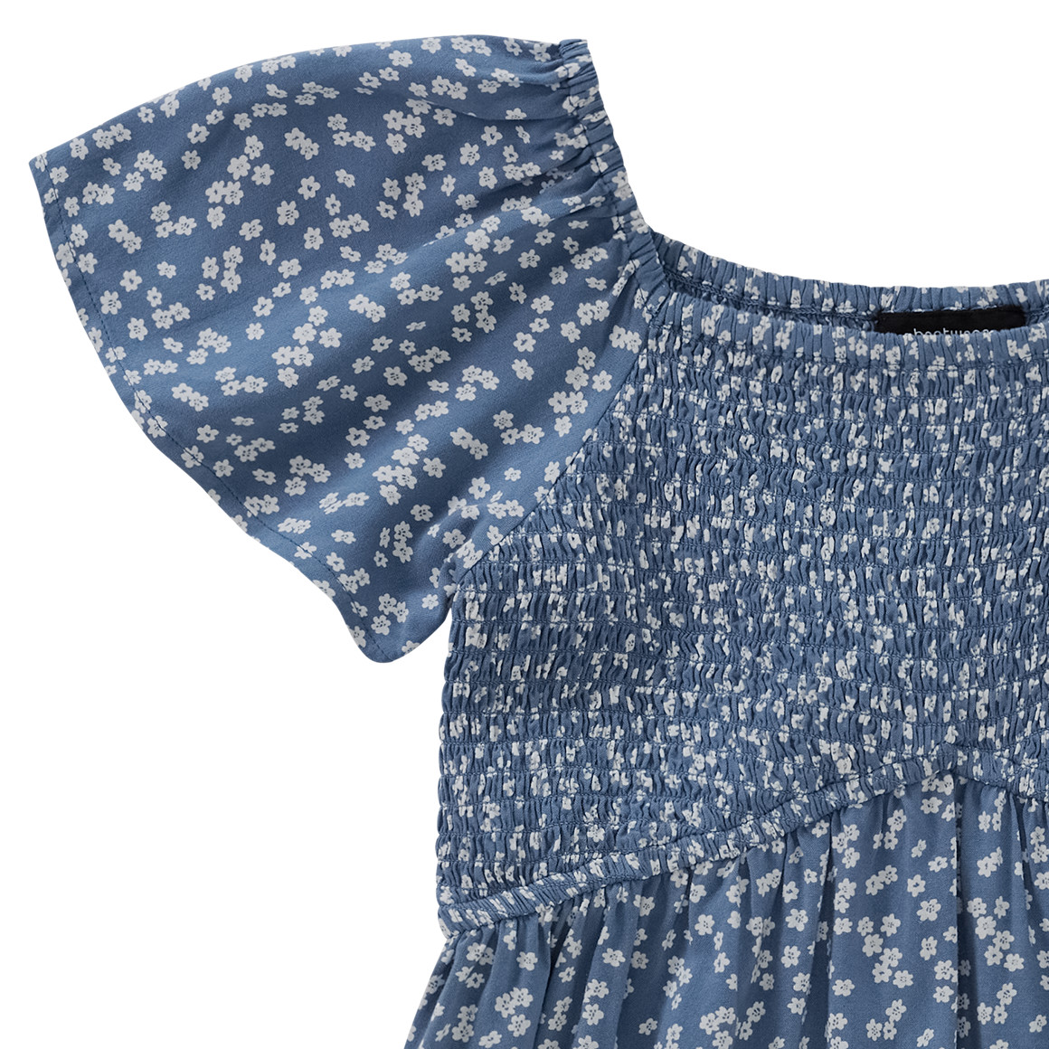 Mädchen Blusenshirt mit Blumen allover