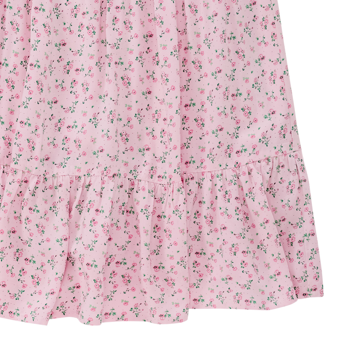 Mädchen Kleid mit Blumen allover