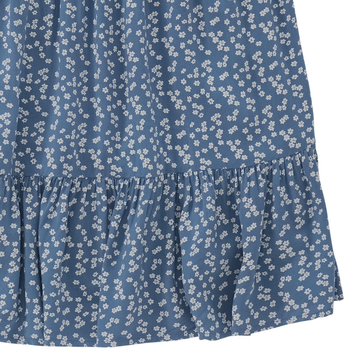 Mädchen Kleid mit Blumen allover