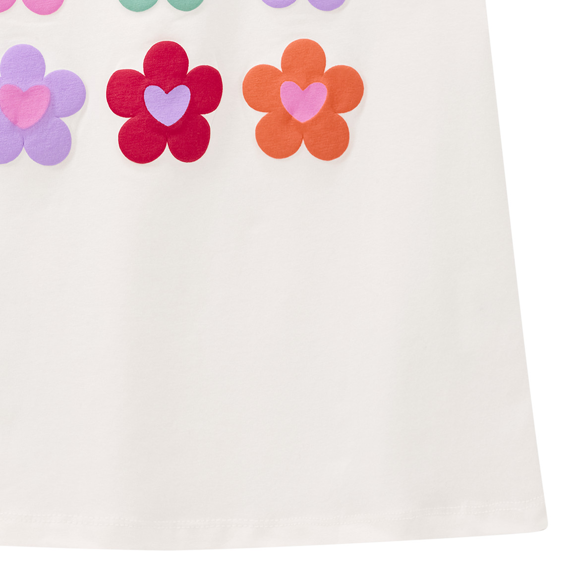 Mädchen T-Shirt mit gummiertem Print