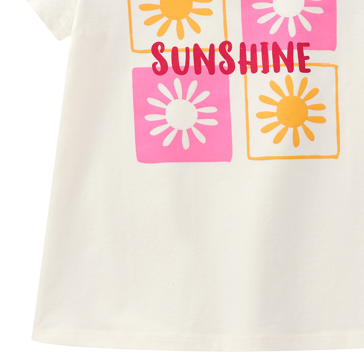 Mädchen T-Shirt mit gummiertem Print