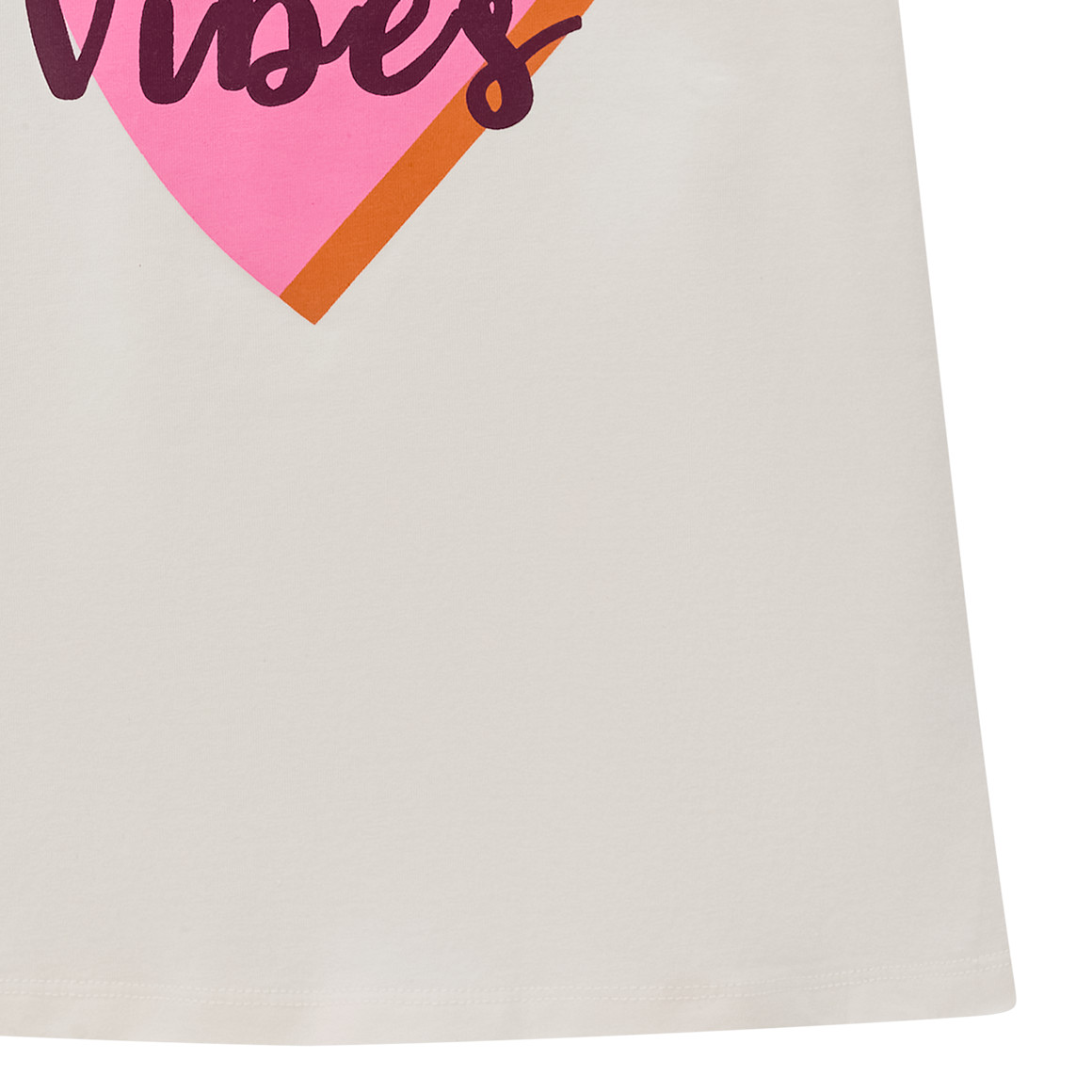 Mädchen T-Shirt mit gummiertem Print