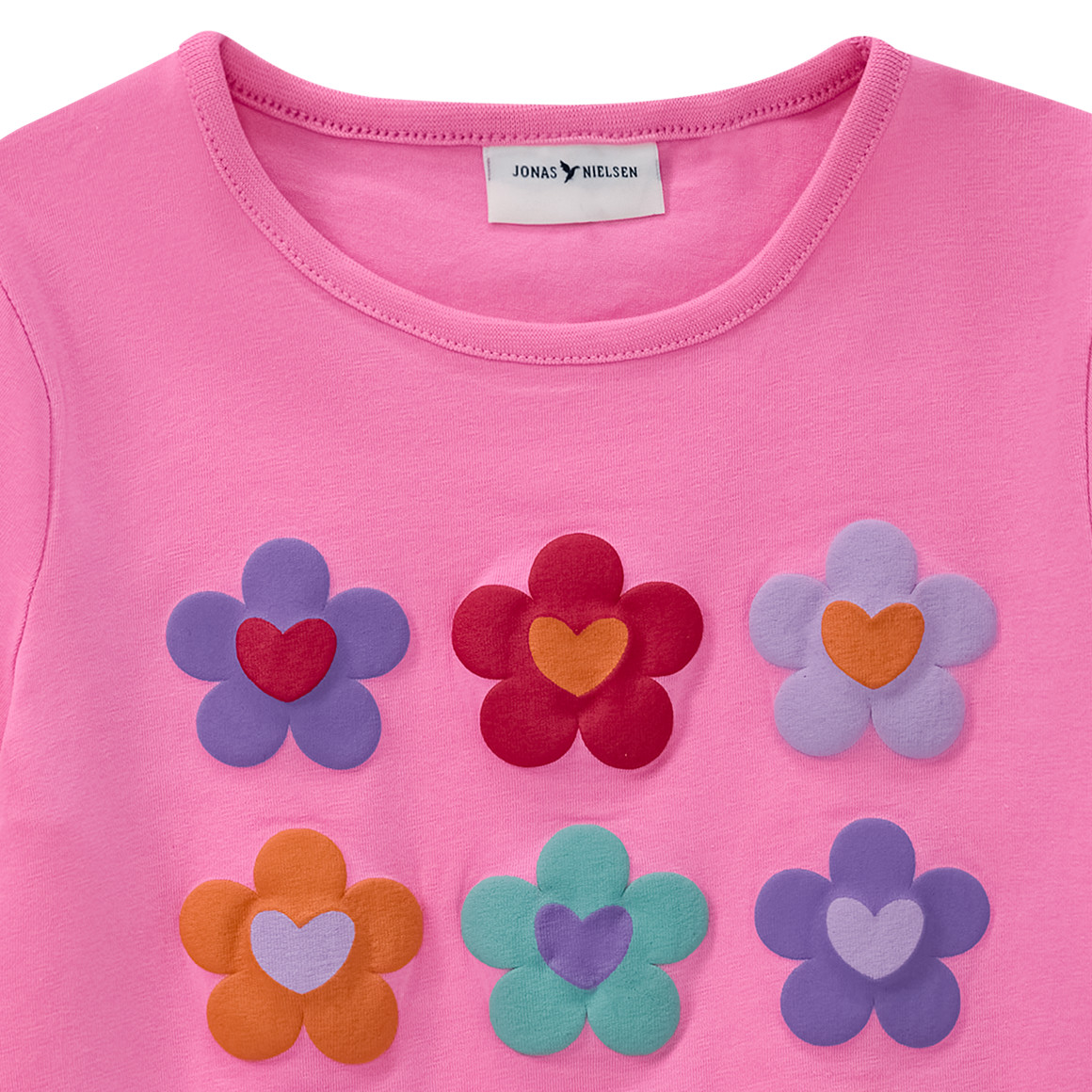 Mädchen T-Shirt mit gummiertem Print