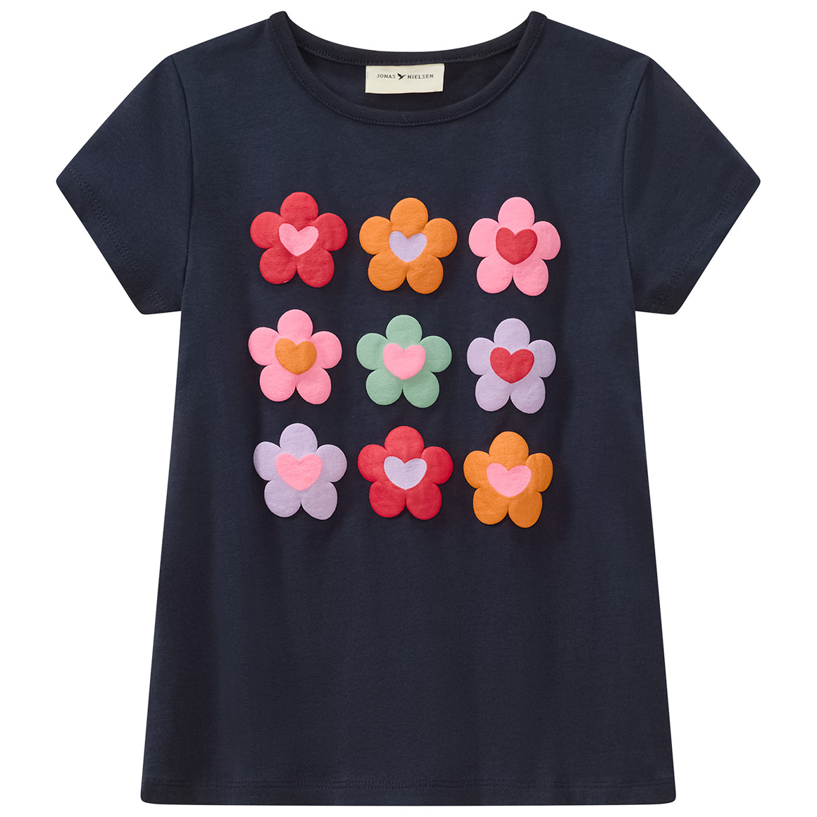 Mädchen T-Shirt mit gummiertem Print