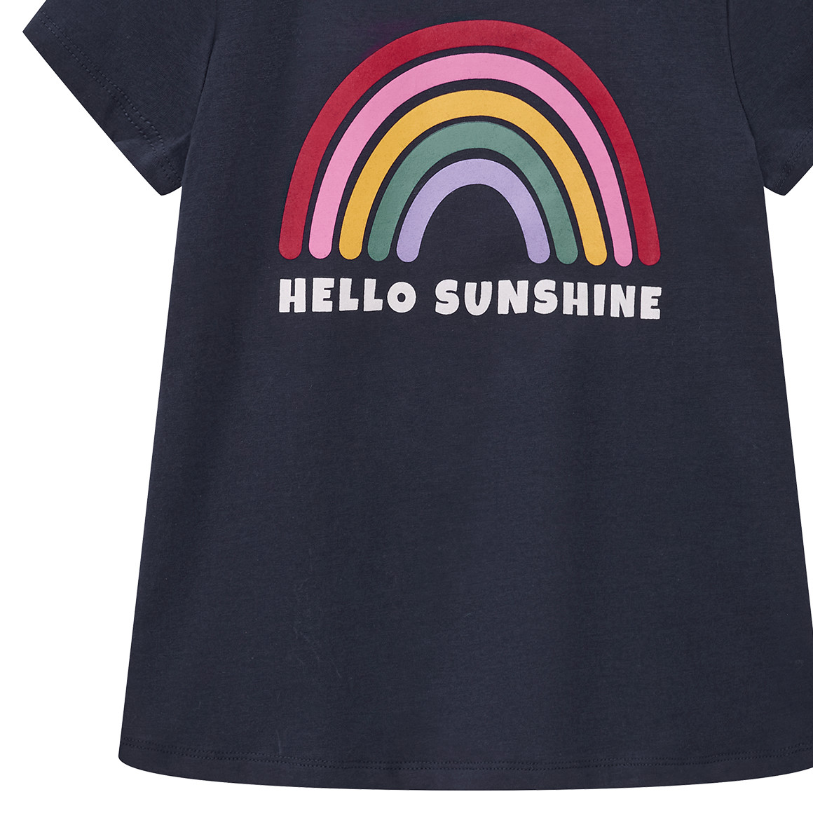 Mädchen T-Shirt mit gummiertem Print