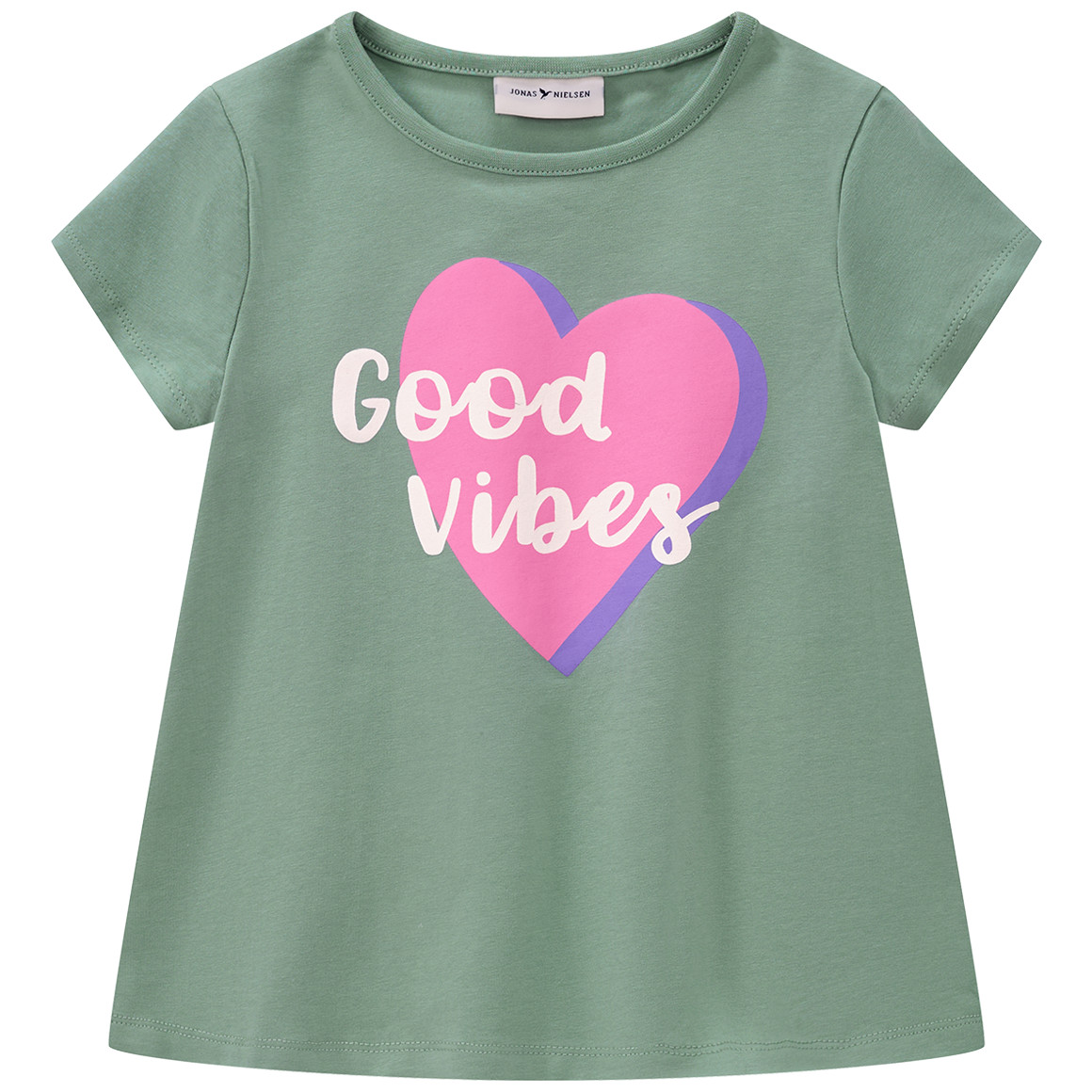 Mädchen T-Shirt mit gummiertem Print