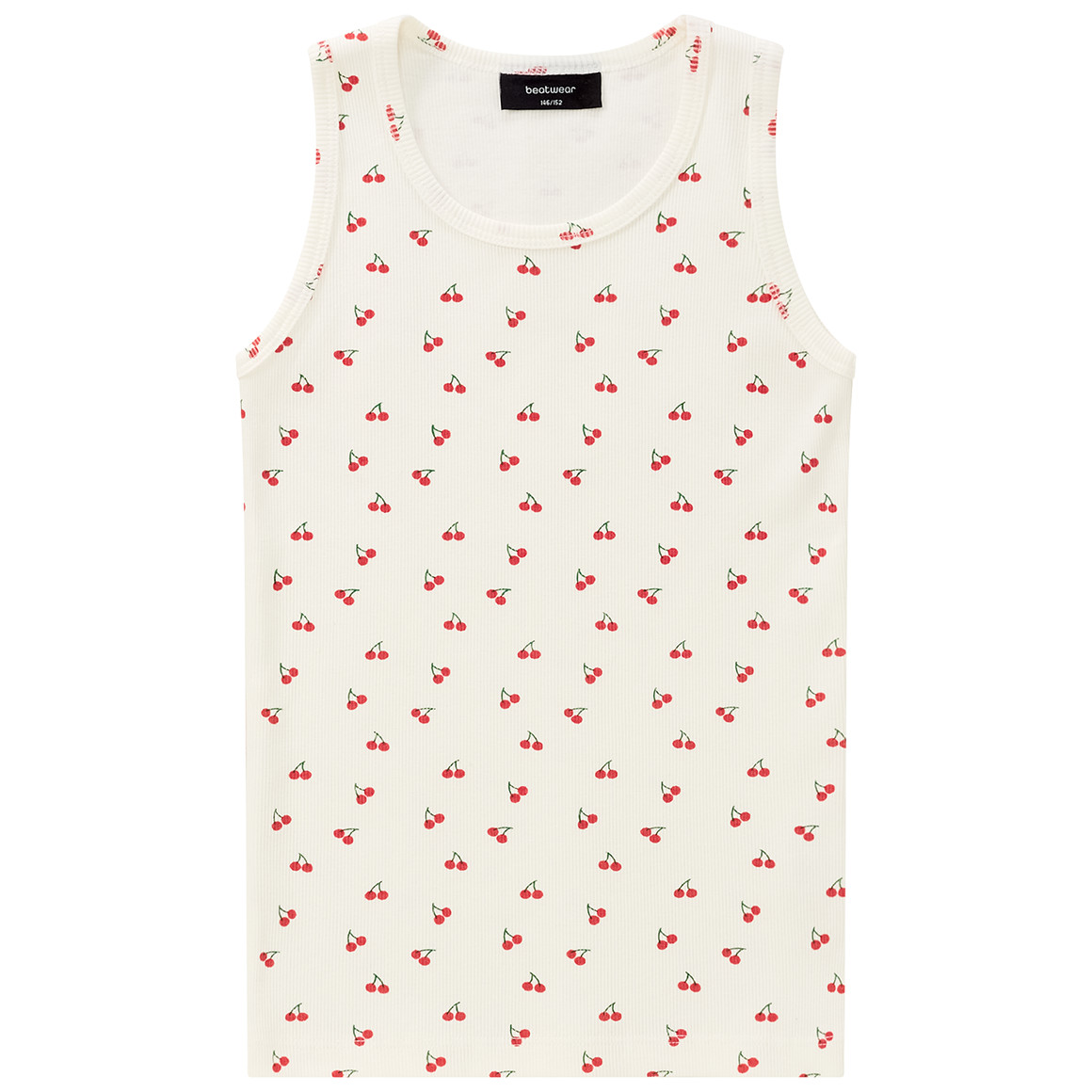 Mädchen Top mit Kirsch-Print