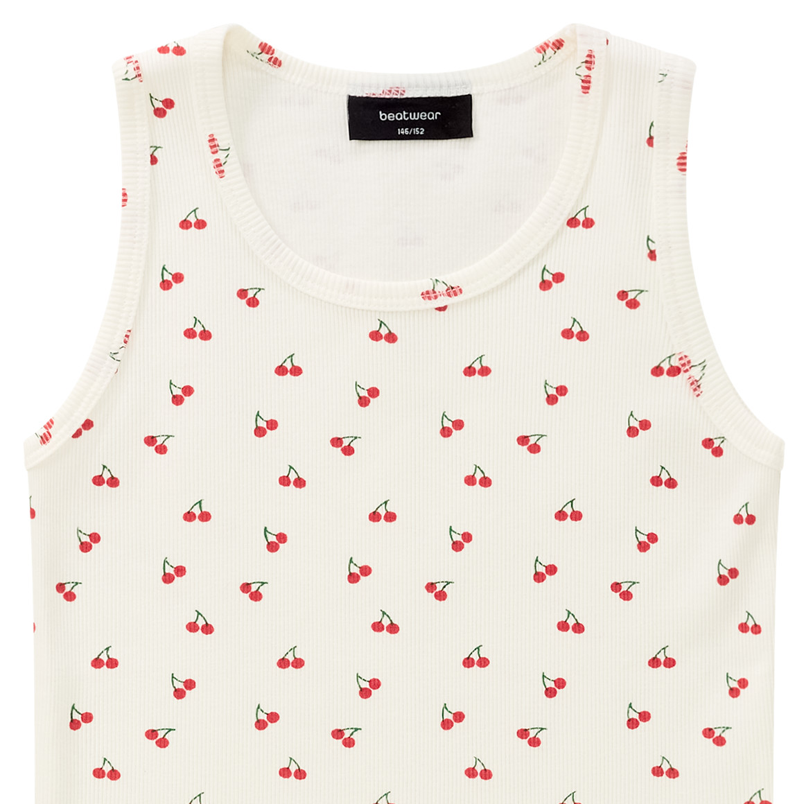 Mädchen Top mit Kirsch-Print