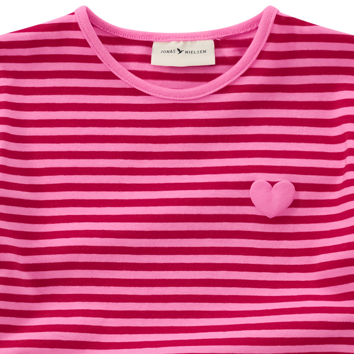 Mädchen T-Shirt mit Herz-Print