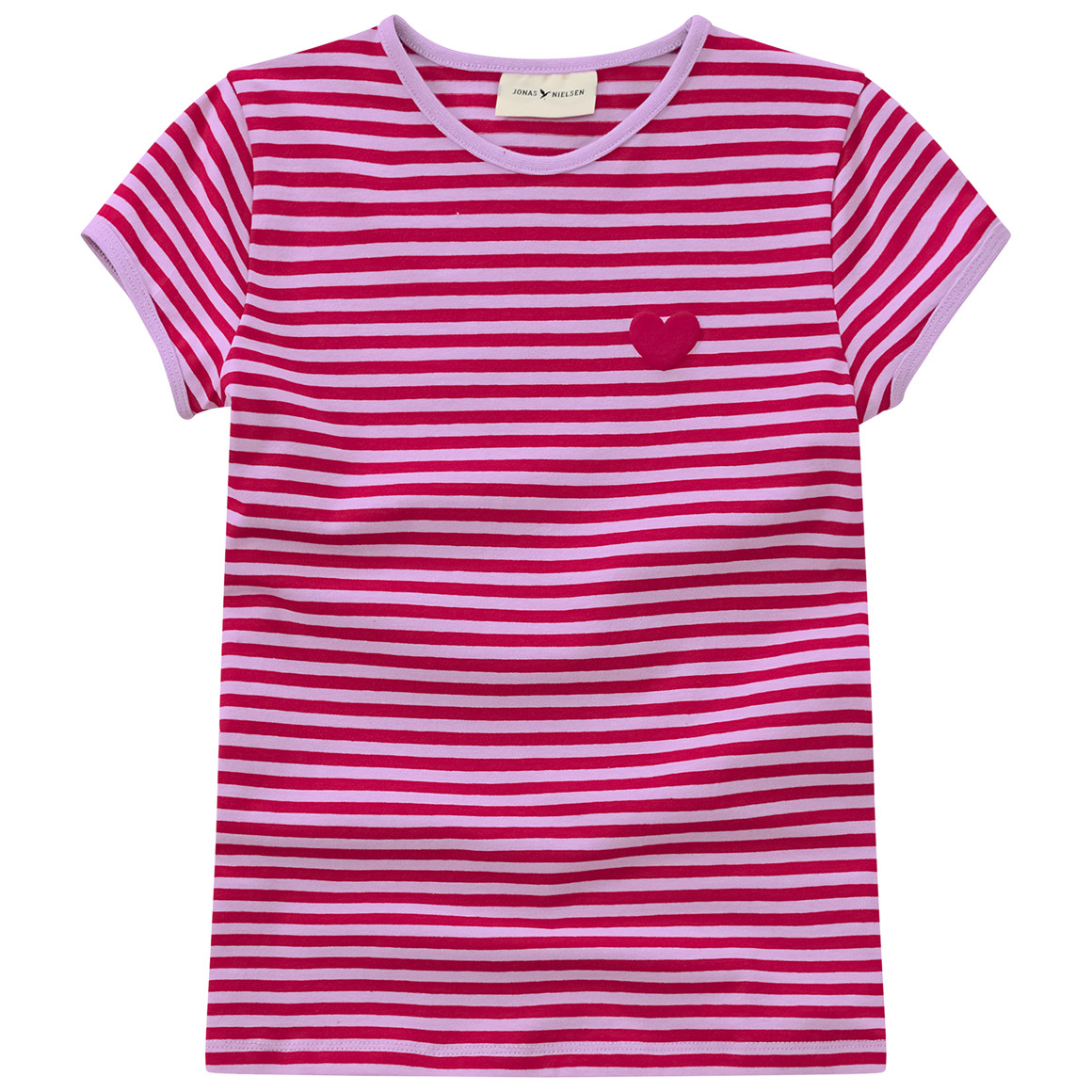 Mädchen T-Shirt mit Herz-Print