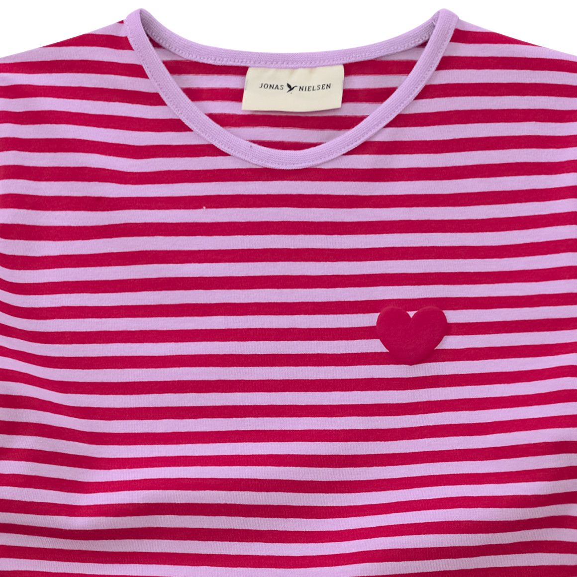 Mädchen T-Shirt mit Herz-Print