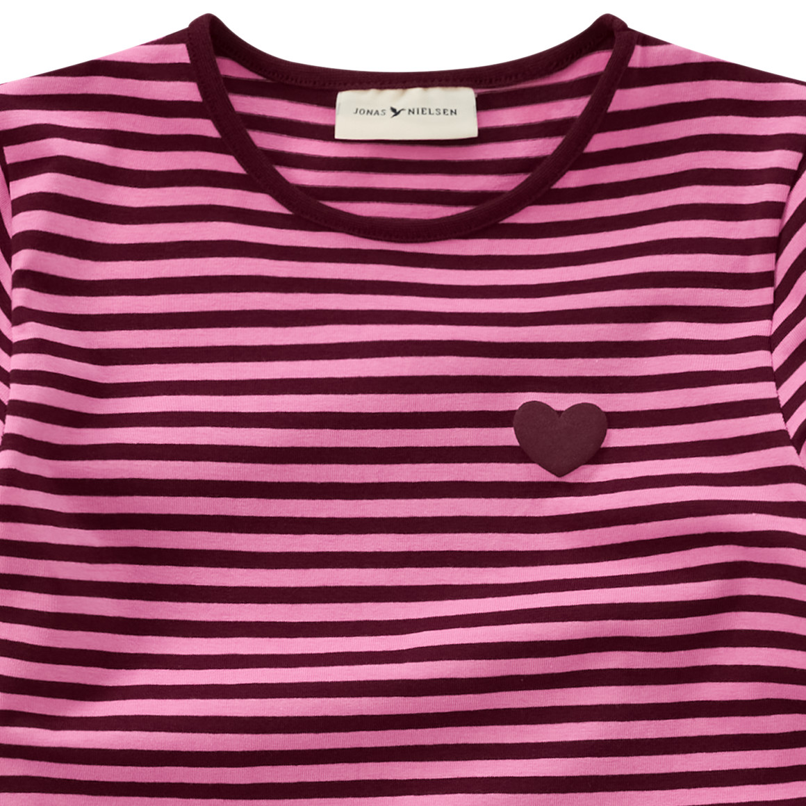 Mädchen T-Shirt mit Herz-Print