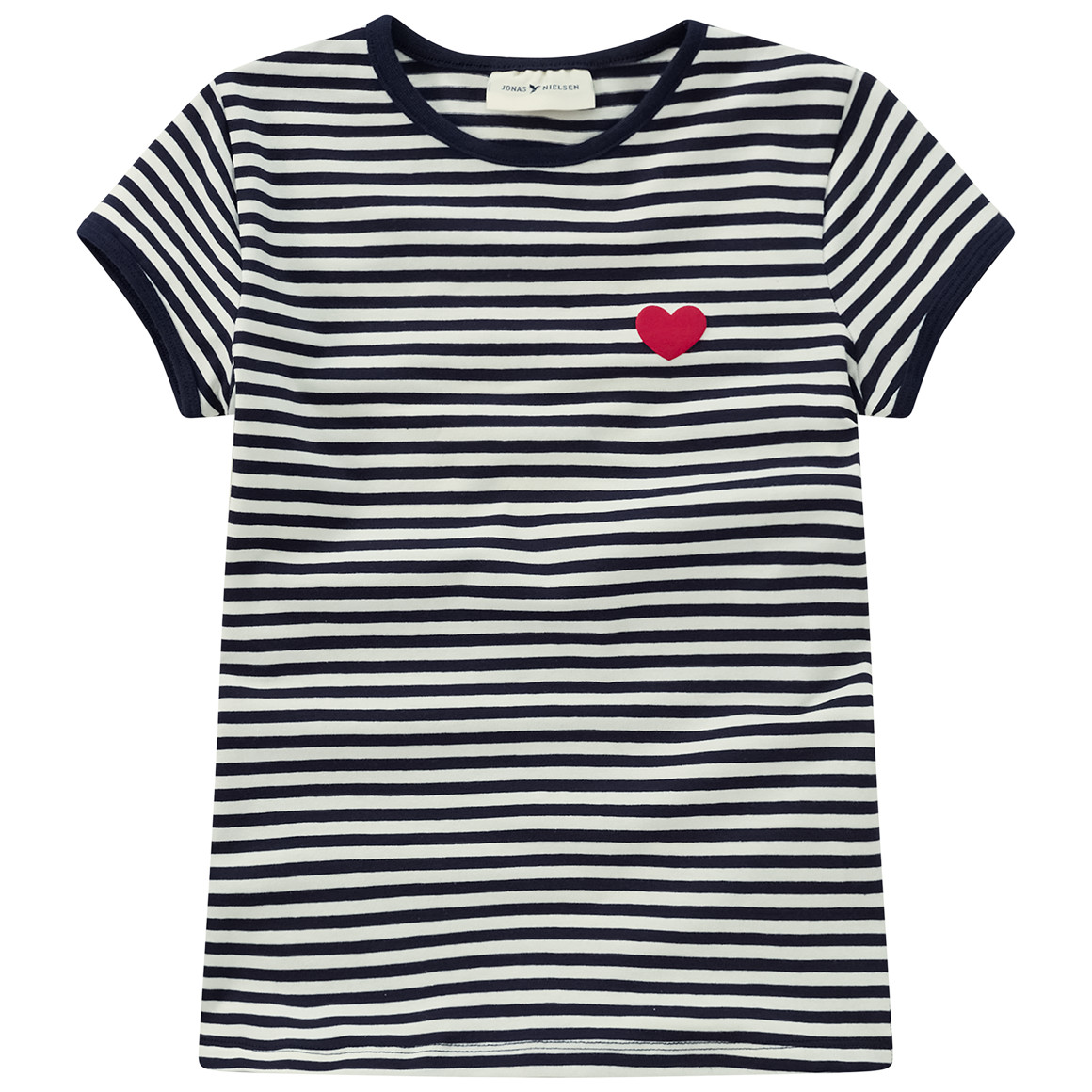 Mädchen T-Shirt mit Herz-Print